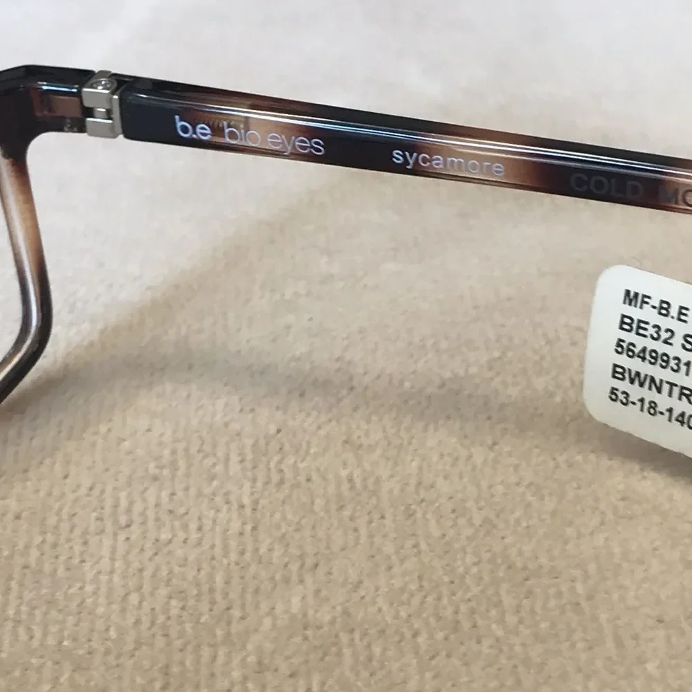 BIOEYES NWT SYCAMORE UNISEX FRAMES EYEGLASSES 53-18-140 DESIGNER EYEWEAR - Picture 4 of 6